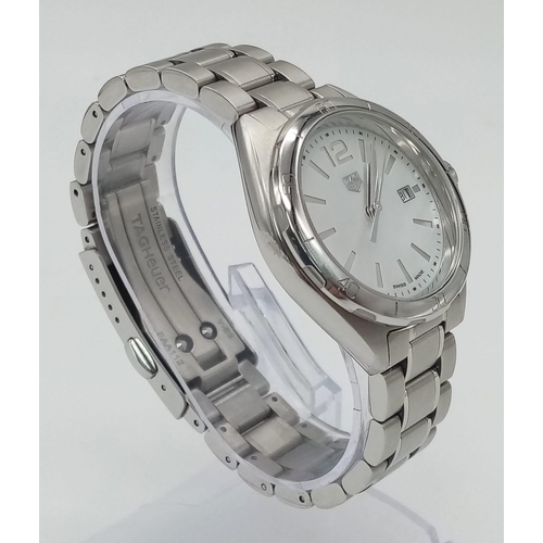 270 - A Tag Heuer Formula 1 Ladies Quartz Watch. Stainless steel bracelet and case - 33mm. Mother of pearl... 