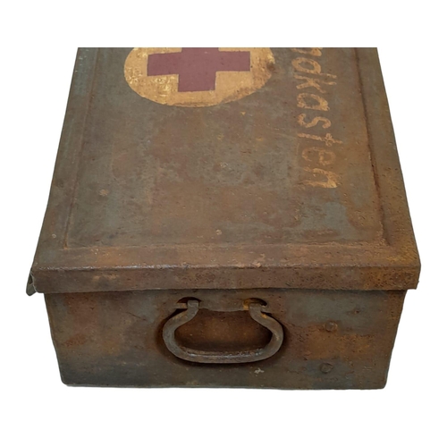 363 - WW2 German Luftwaffe First Aid Tin with Contents.