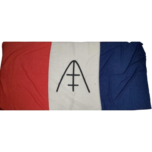 830 - WW2 Free French Flag. These were flown on Liberation.