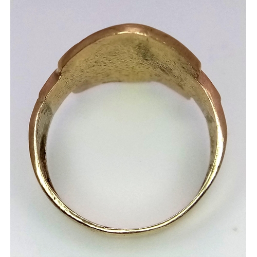 88 - 9K Yellow Gold Motorcycle Harley Davidson Ring.
Size: Q
Weight: 6g
SC-3053