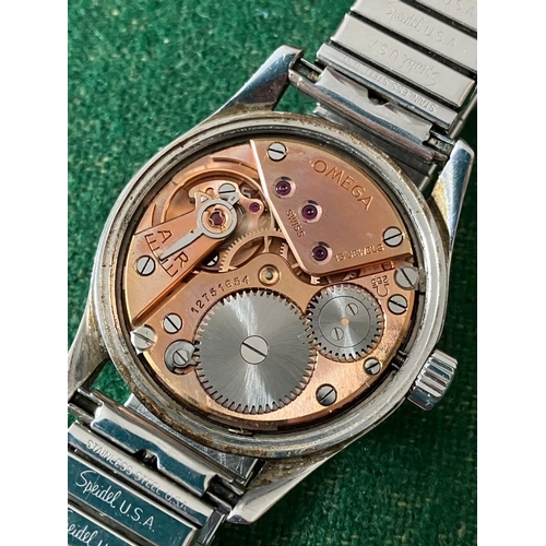 315 - Gentlemans vintage 1950 OMEGA WRISTWATCH 2639-4. Calibre 265. Serial number 1275 1654. Full working ... 