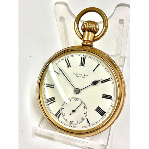 598 - Vintage F.Hinds London Pocket Watch , needs spring AF