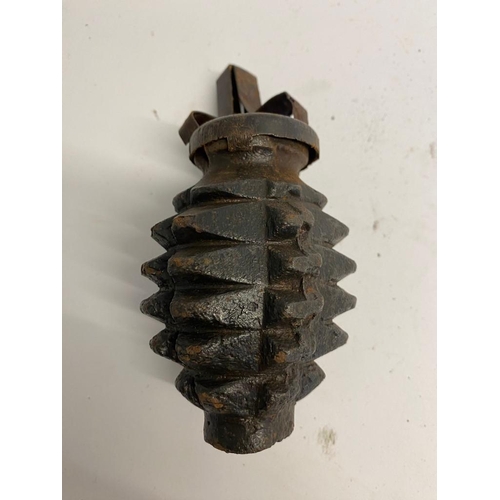 886 - An Inert WW1 Austro-Hungarian Shrapnel Grenade. UK sales only. ML434