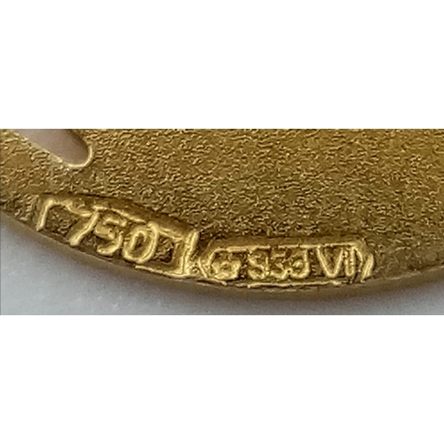 478 - AN 18K GOLD INITIAL 