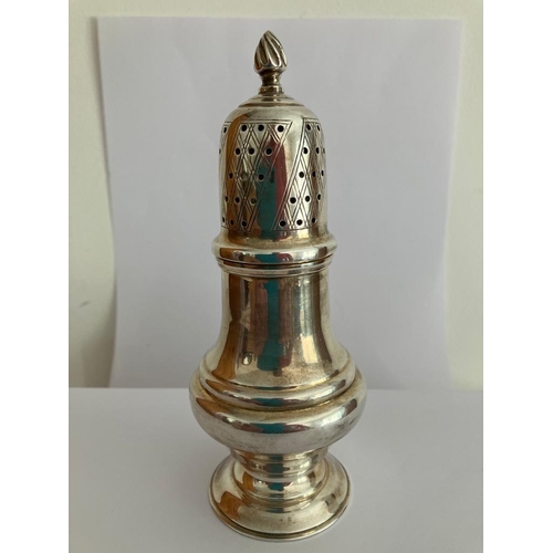 14 - Vintage SOLID SILVER SUGAR SIFTER Having full hallmark for J.B. Chatterley and Sons, Birmingham. Con... 