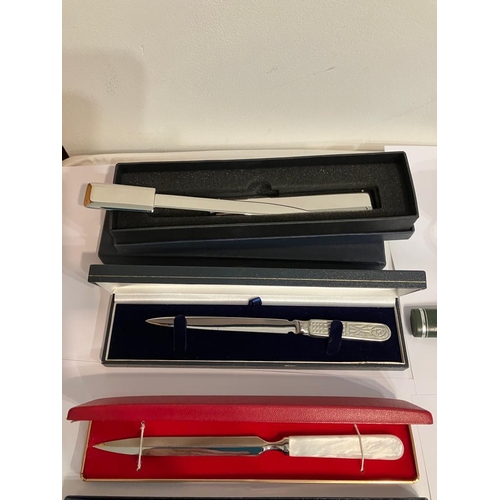 203 - Large Collection of LETTER OPENERS many boxed. To include vintage and later, together with some unus... 