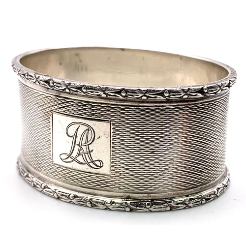 740 - A Rare George VI, 1937/8 Hallmarked Napkin Ring in its Original Fitted Case.
31.68 Grams.