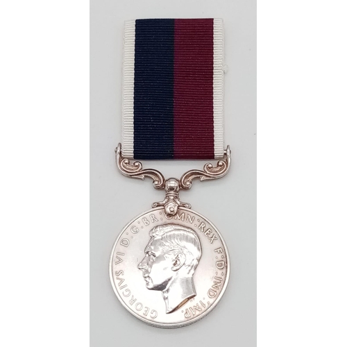 121 - Royal Air Force Long Service and Good Conduct medal GVIR 1st type named to: W/O R G Johnson (355661)... 