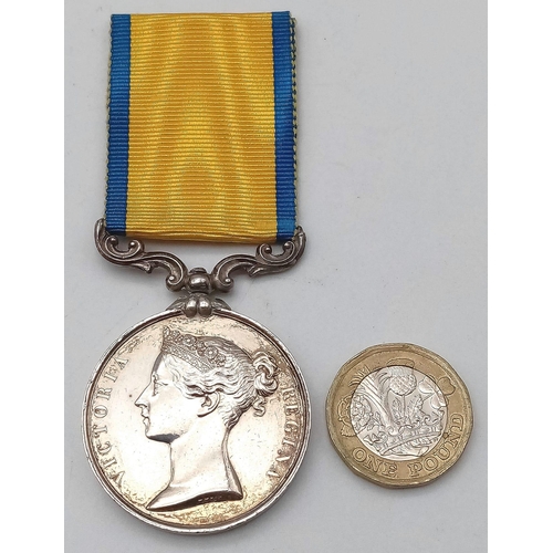 338 - Baltic Medal 1854-1855. Un-named as issued to the Royal Navy and Royal Marines.  Good very Fine (GVF... 