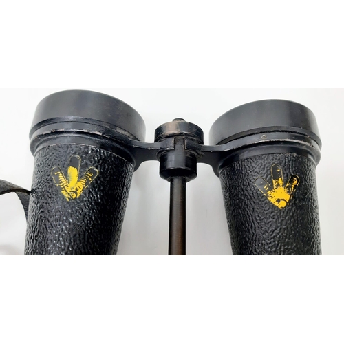 325 - Barr and Stroud WW1 RN binoculars with case. Excellent condition. Fully serviced.