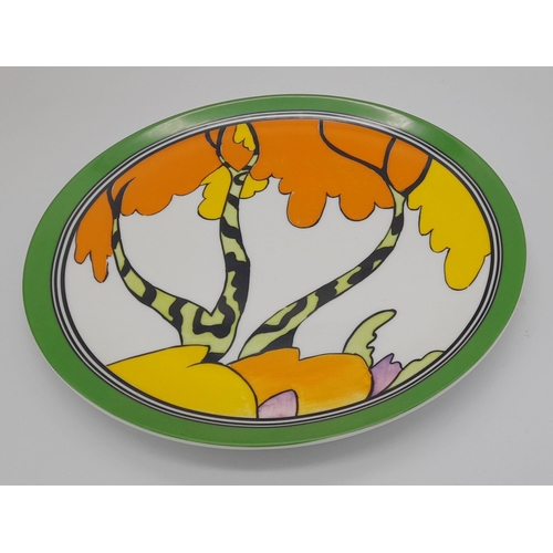 815 - A Limited-Edition Wedgwood ‘Clarice Cliff’ Bone China Plate from the Bizarre collection commissioned... 