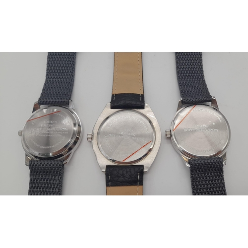 929 - A Parcel of Three Unworn Military Homage Watches.  
 - 1940’s British Army Design Watch 
(40mm Inclu... 