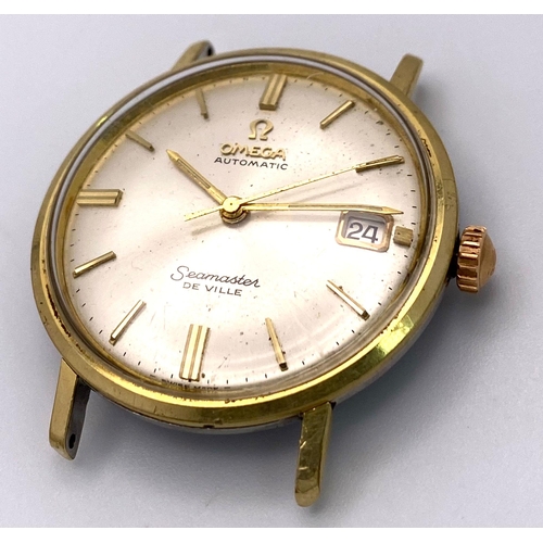 766 - A vintage Omega Seamaster Automatic Watch Case.
Case measures 33mm, water resistant and date.
In wor... 