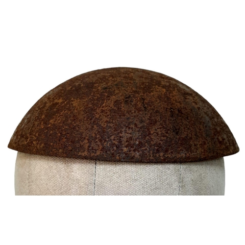 107 - Rare WW1 French Calotte Skull Cap. A very early form of head protection worn under the Kepi circa 19... 