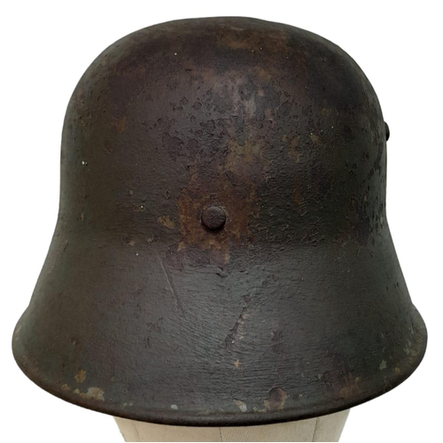 246 - Pre WW2-German Friekorps Helmet. Imperial German/Austrian M18 shell with transitional period
liner. ... 