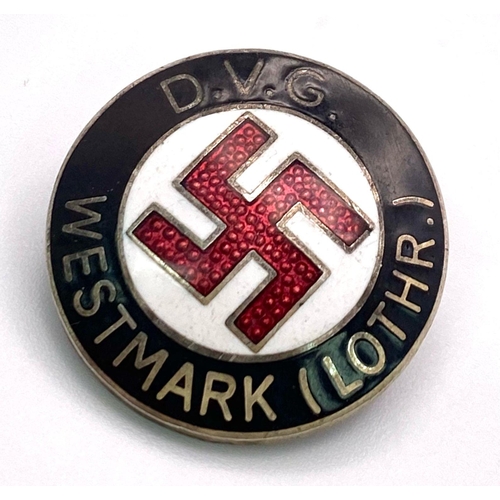 768 - 3rd Reich D.V.G Westmark (Lothr.) The D.V.G. Deutscher Volks Genossen Bund (German Fellow- Countryme... 