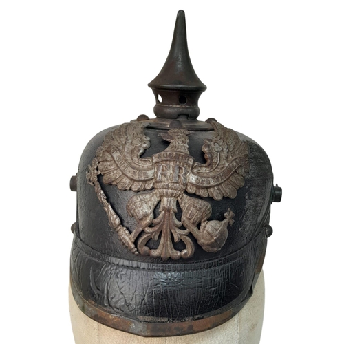 92 - WW1 Prussian 1915 Model Pickelhaube Spiked Helmet.