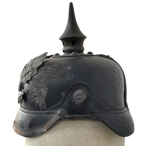 92 - WW1 Prussian 1915 Model Pickelhaube Spiked Helmet.