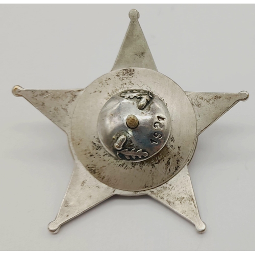 330 - WW1 Ottoman (Turkish) Officers War Medal “The Gallipoli Star”. Nice private purchase screw-back vers... 