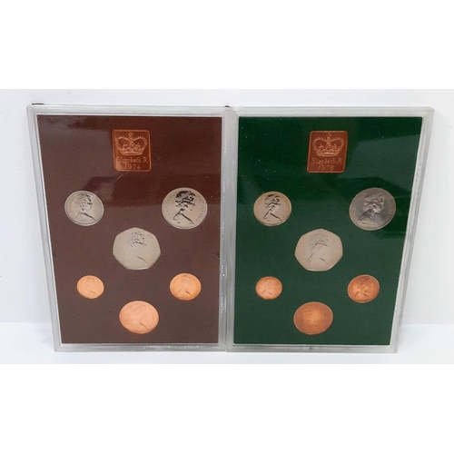 377 - A Wonderful Collection of Royal Mint UK Coins. Nine sets from 1972 -1980, seven of which are PROOF c... 