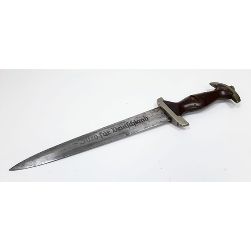 71 - Early 3rd Reich S.A Dagger. A very straight piece with lots of potential for restoration. Very Rare ... 