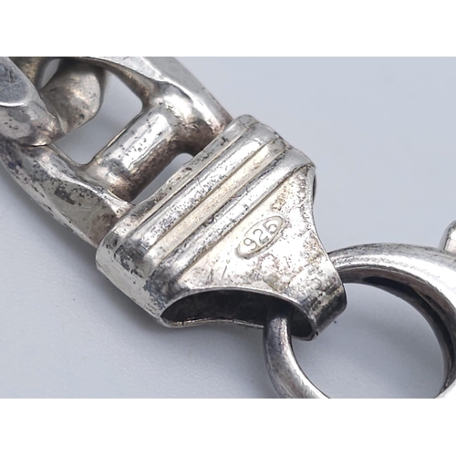 779 - A STERLING SILVER ANCHOR LINK BRACELET 37.5G 21.5cm length
ref: A/S 4021