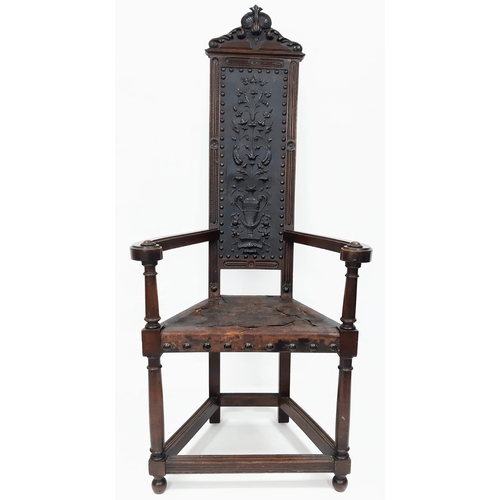 411 - A unique and unusual 18/19th Century Caquetoire Chair.
Derived from 'caqueter', a French term meanin... 