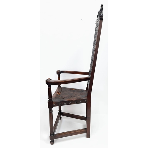 411 - A unique and unusual 18/19th Century Caquetoire Chair.
Derived from 'caqueter', a French term meanin... 