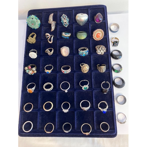 413 - Large selection of DRESS RINGS to include Vintage and large Statement pieces. Please see pictures.