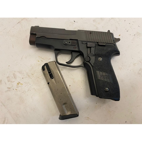 335 - The Rolls Royce of 9mm Guns - A Deactivated Sig P228 Semi-Automatic Pistol. Latest EU certificate. A... 