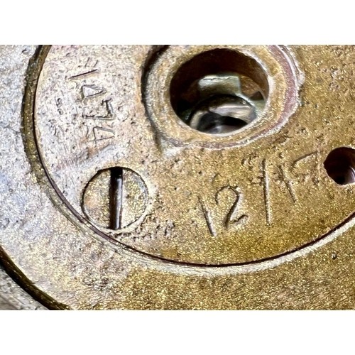 841 - INERT Cutaway WW1 British No 80 Shrapnel Shell Time Fuse. UK Mainland Sales Only.