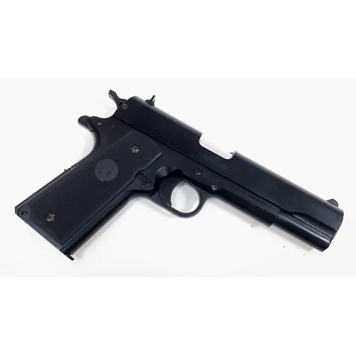 1379 - An Air Soft COLT M1991 A1. 
6mm Caliber, Magazine fill.
Comes with original package and BB pellets i... 