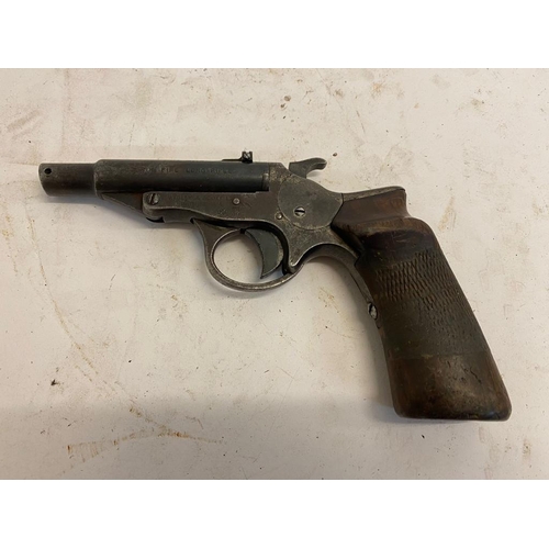 1332 - A Deactivated Webley and Scott .22 Calibre Single-Shot Humane Dispatch Pistol. Latest EU spec with m... 