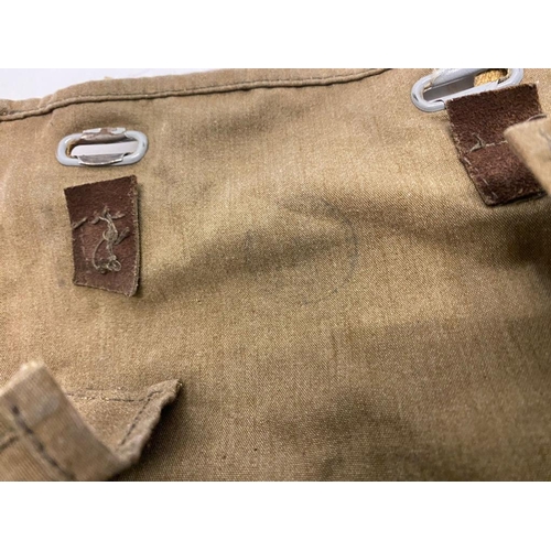 1360 - A Pair of WW2 German Pioneer Side Pouches - With mini pouches on the side on each one. Each pouch ha... 