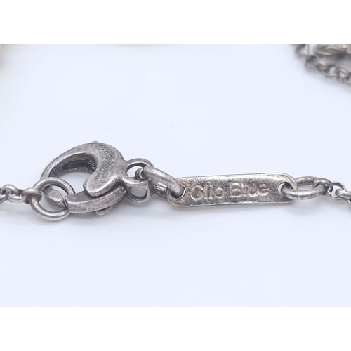 1592 - Four Different Style 925 Silver Necklaces.