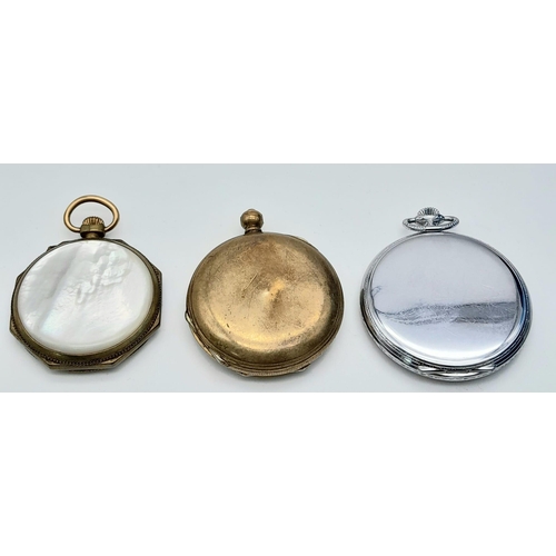 1621 - Six, As Found Pocket watches - Perfect for Spare Parts. Presented In a Players Cigarette box!