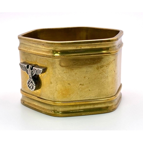 1667 - A 3rd Reich German Army Officers Mess Napkin Ring.