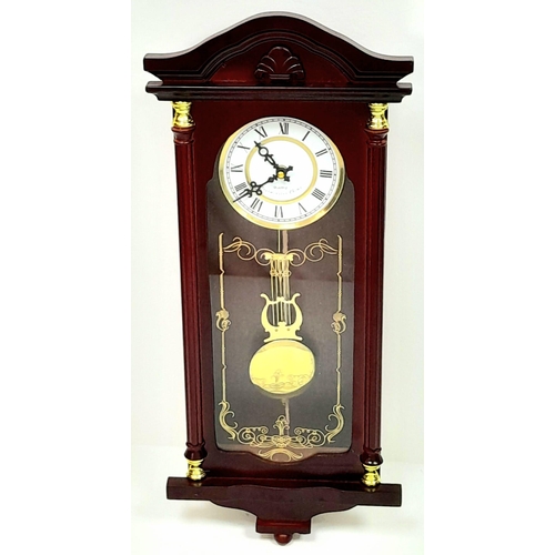 1770 - A Wall Mounted, Westminster Chime Clock.
In working order, nice golden decoration on frontage and me... 