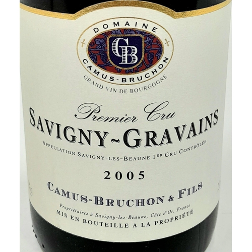 277 - 6 Bottles of Premier Cru Red Burgundy. To include: 2 x Savigny-Gravains Premier Cru Domaine Camus-Br... 