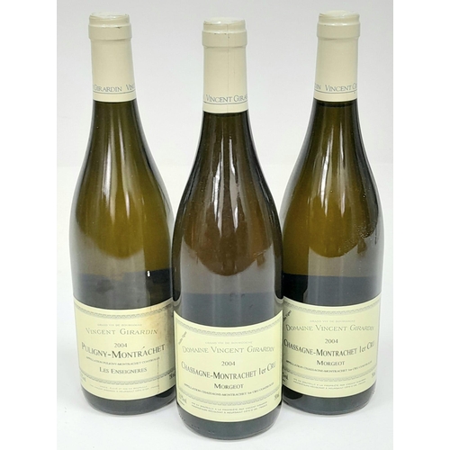 353 - Three Bottles of White Burgundy. To Include: 2 x Chassagne Montrachet Morgeot Premier Cru Vieille Vi... 