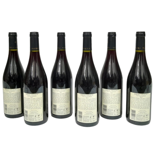 67 - 6 Bottles of Morgon Cote Du Py Domaine Pardon et Fils 2012 Cru Beaujolais.