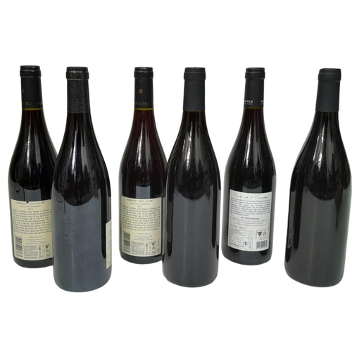 81 - 6 Bottles of Cru Beaujolais Consisting of: 2 x Chiroubles Domaine Gravallon Lathuliere 2009
2 x Morg... 