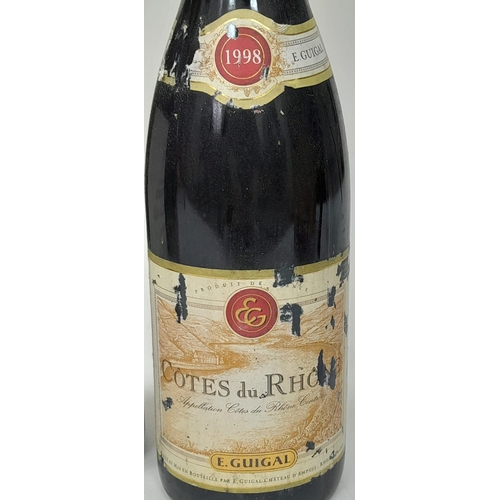 88 - 8 Bottles of Rhone Red Consisting of: 1 x Saint Cosme Gigondas Cotes du Rhone 1999. 1 x Chateau du T... 