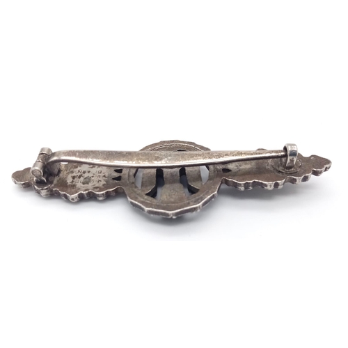 235 - WW2 German Luftwaffe Bomber Pilots Silver Grade Combat Clasp.