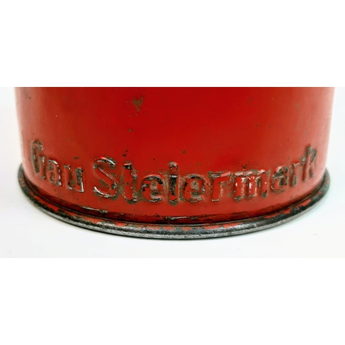 279 - 3rd Reich Winter Help Collection Tin for the Austrian Region of Steiermark (Styria)