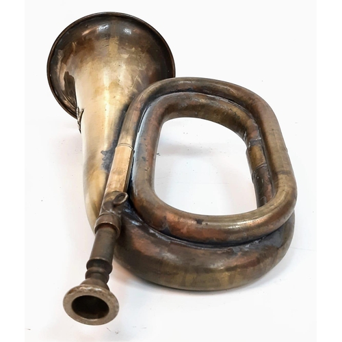 293 - 3rd Reich SA Brass Bugle.