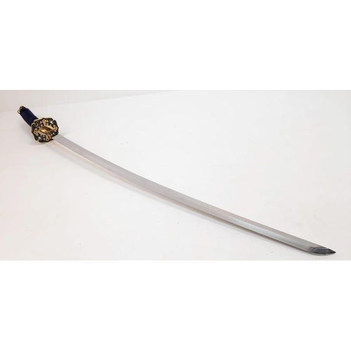 361 - An Excellent Condition Modern Display Japanese Tachi Samurai Sword. Highly Decorated, Complete with ... 