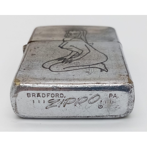 509 - Vietnam War Era Zippo Lighter with base date code for 1968. UK Mainland Sales Only