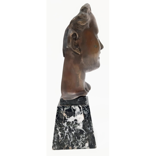 801 - A collection of Bronze Portrait Sculptures.
Two stunning individual pieces that command attention. B... 