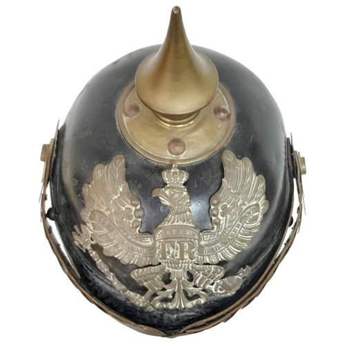 172 - WW1 Prussian Nco’s Pickelhaube Spiked Helmet.